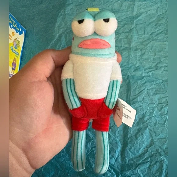 POP MART Bikini Bottom Buddies Cool Fish plush pendant - Spongebob Squarepants - Picture 3 of 10